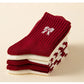 Bow-Detailed Women's Mid-Calf Socks